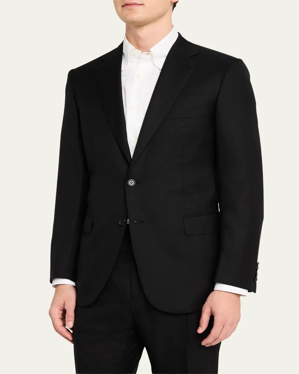 Brioni Men's Brunico Essential Virgin Wool Two-Piece Suit | Thumbnail 4
