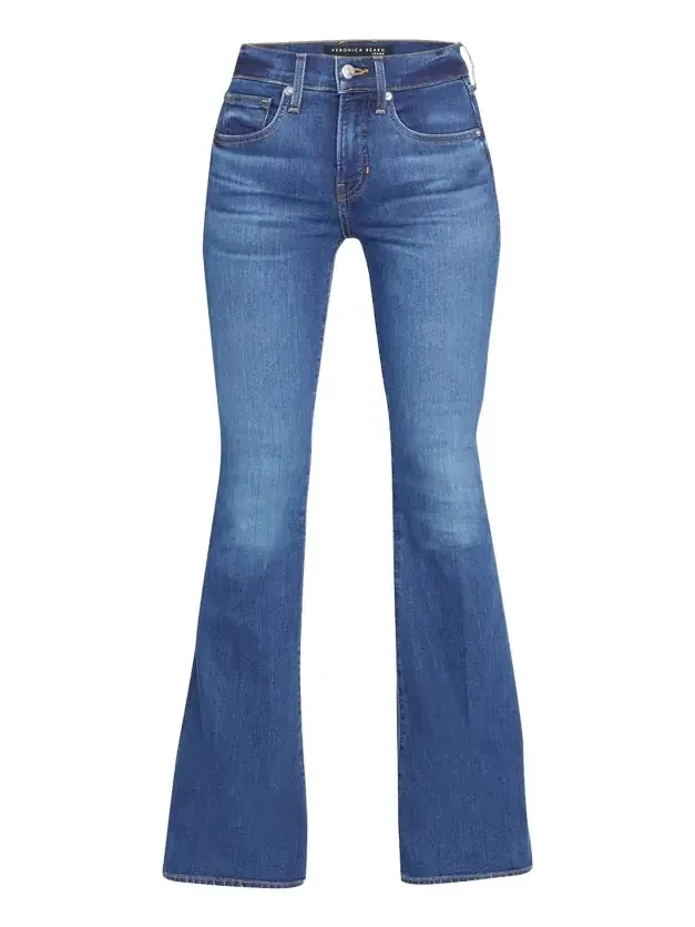 Beverly High-Rise Skinny Flare Jeans