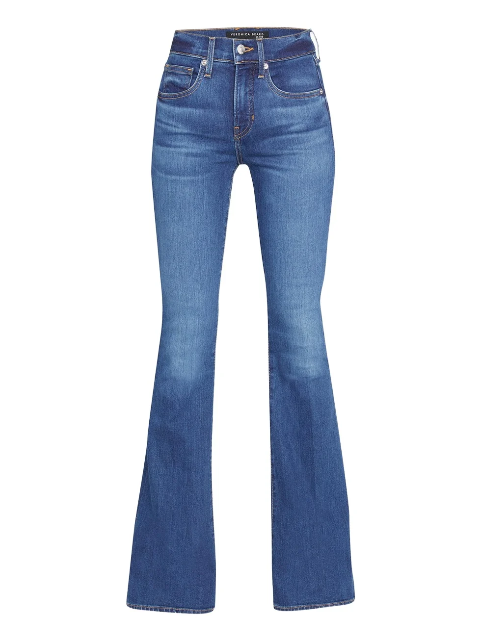 Veronica Beard Beverly High-Rise Skinny Flare Jeans