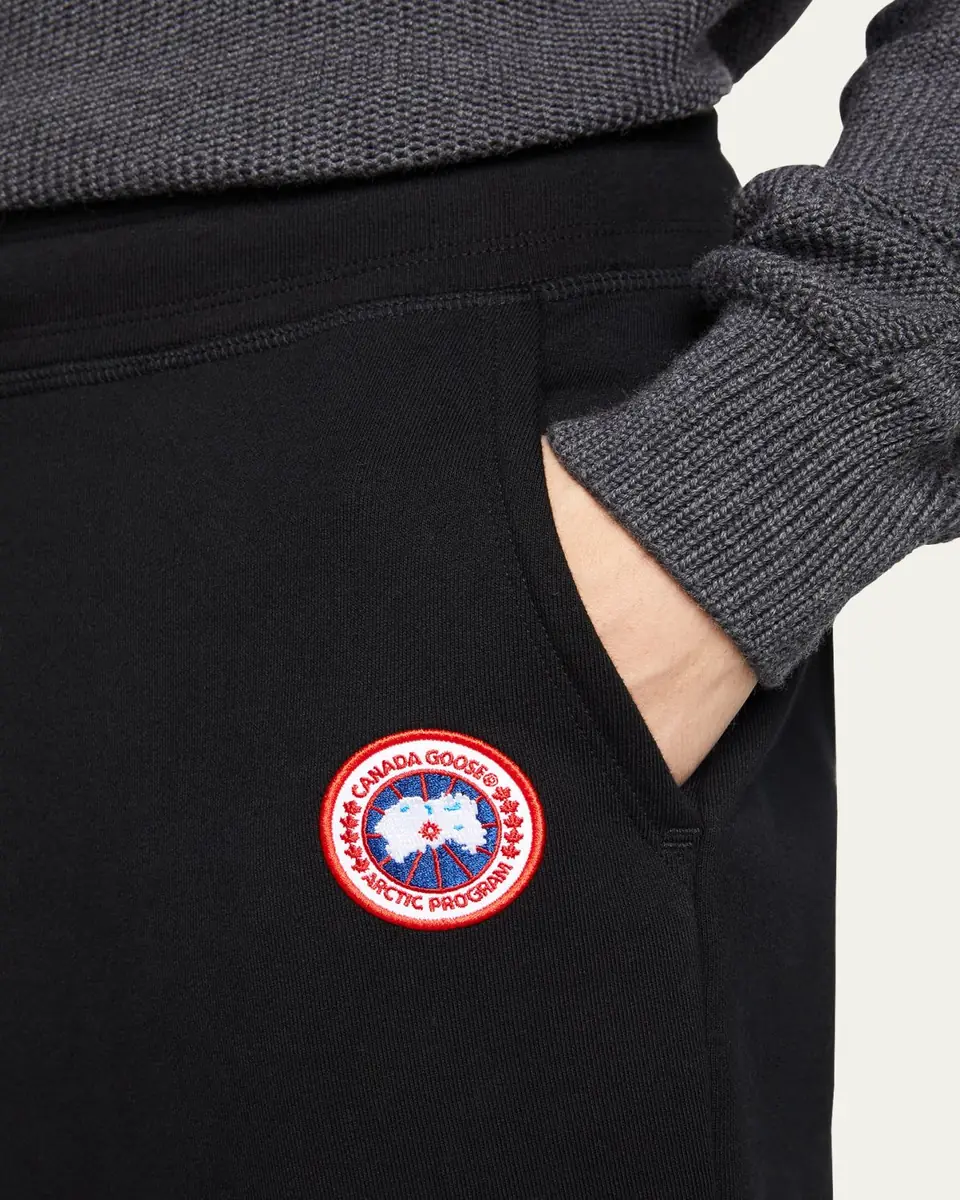 Canada Goose Men's Huron Logo-Patch Sweatpants | Thumbnail 5 Canada Goose Men's Huron Logo-Patch Sweatpants | Thumbnail 5