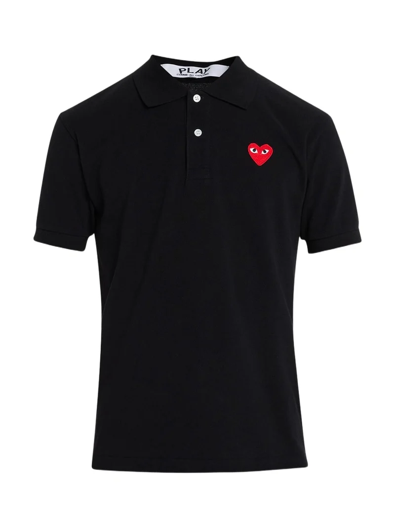 Men's Polo Shirt with Heart Men's Polo Shirt with Heart