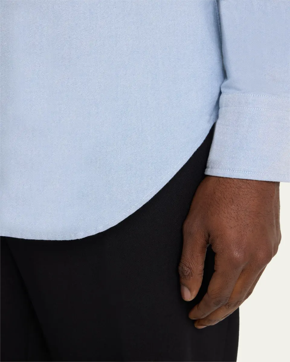 Thom Browne Men's Classic Sport Shirt w/ Stripes | Thumbnail 5 Thom Browne Men's Classic Sport Shirt w/ Stripes | Thumbnail 5