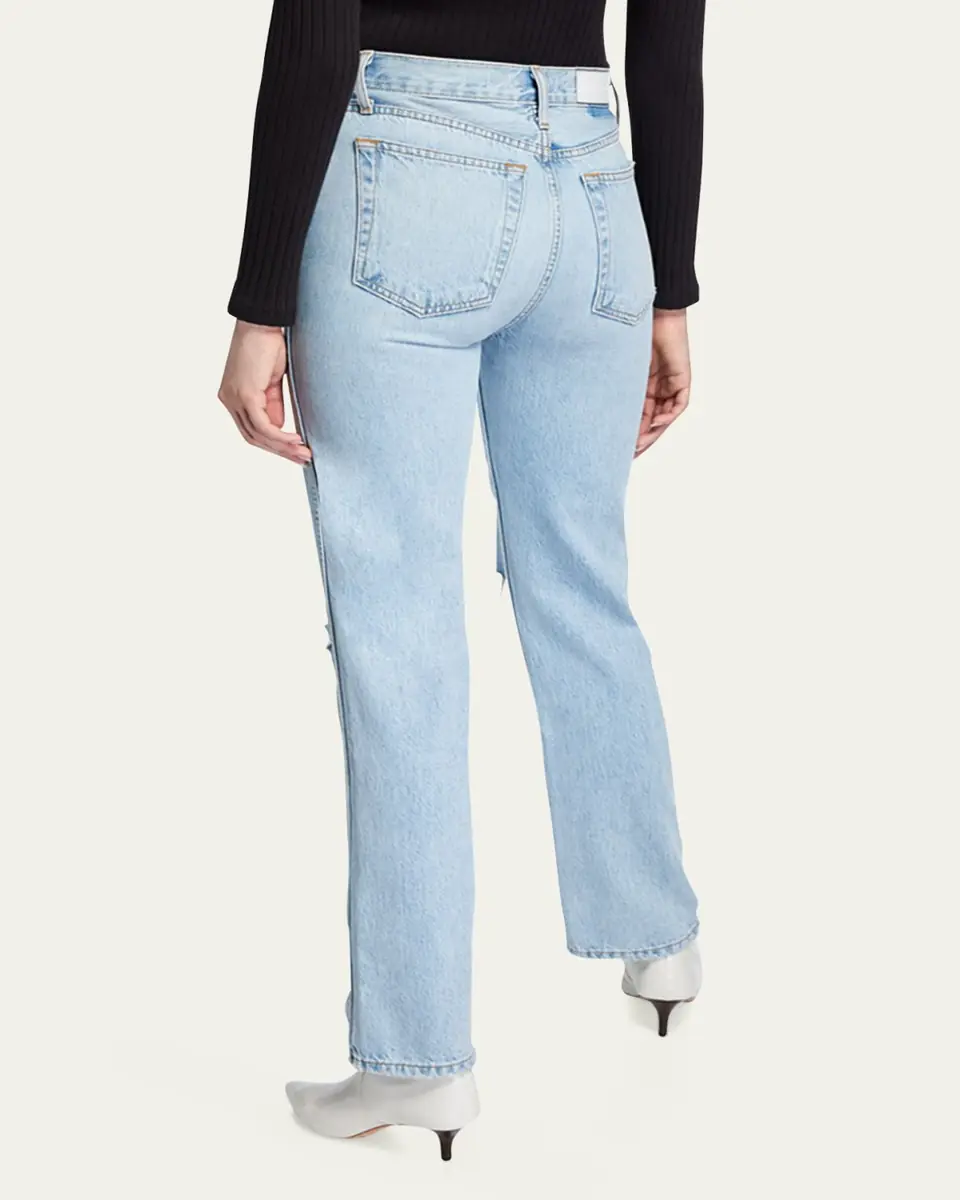 RE/DONE High-Rise Loose Rigid Straight-Leg Jeans | Thumbnail 2 RE/DONE High-Rise Loose Rigid Straight-Leg Jeans | Thumbnail 2
