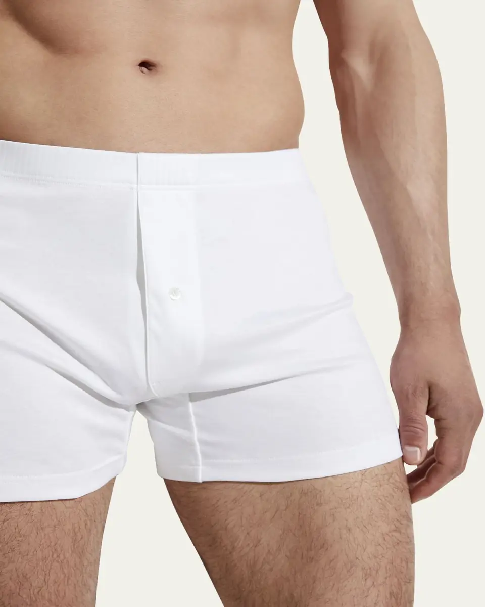 Zimmerli Men's Sea Island Cotton Boxer Briefs | Thumbnail 4