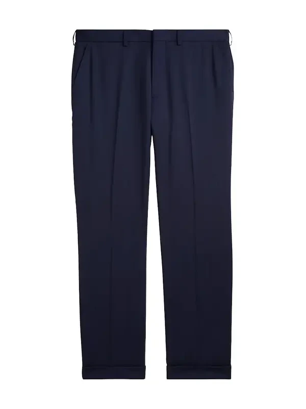 Men's Gregory Hand-Tailored Wool Serge Trousers