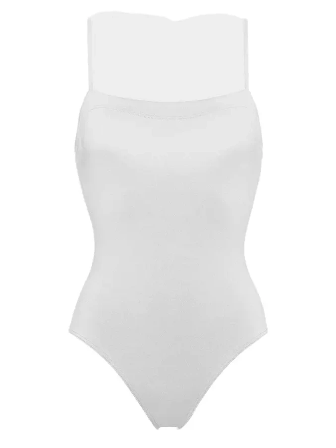 Aquarelle One-Piece Swimsuit with Thin Straps Aquarelle One-Piece Swimsuit with Thin Straps