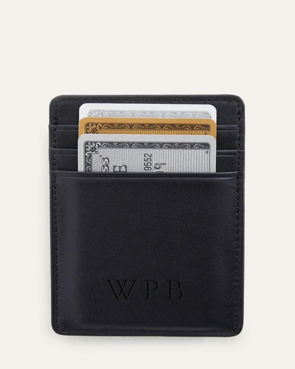 Royce New York Monogrammed Leather Magnetic Money Clip Wallet, Personalized | Thumbnail 3 Royce New York Monogrammed Leather Magnetic Money Clip Wallet, Personalized | Thumbnail 3