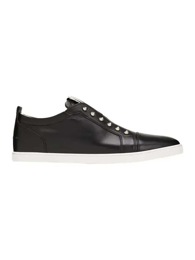 Men's F. A.V. Fique A Vontade Spiked Leather Slip-On Sneakers Men's F. A.V. Fique A Vontade Spiked Leather Slip-On Sneakers