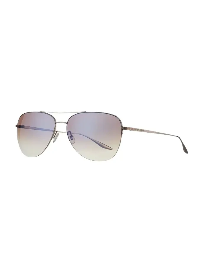BARTON PERREIRA Chevalier Semi-Rimless Metal Aviator Sunglasses