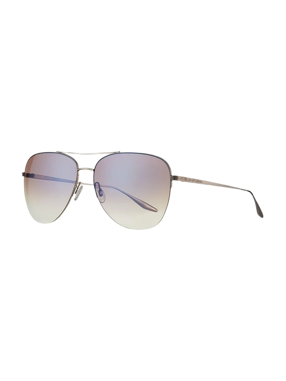 BARTON PERREIRA Chevalier Semi-Rimless Metal Aviator Sunglasses