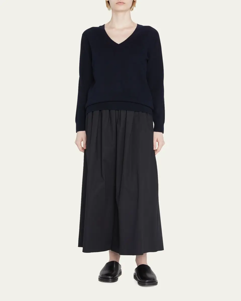 Vince Weekend V-Neck Cashmere Pullover Sweater | Thumbnail 10