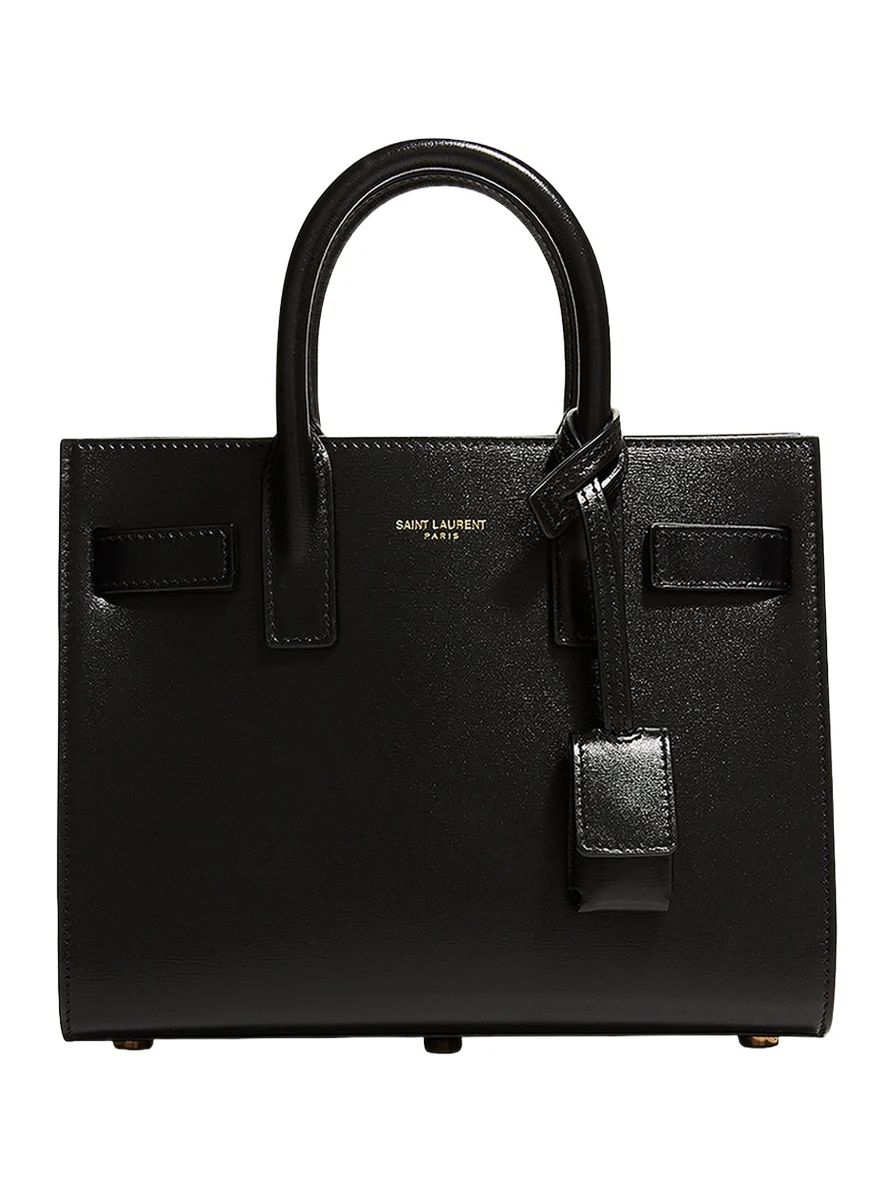 Sac De Jour Nano Top-Handle Bag in Smooth Leather