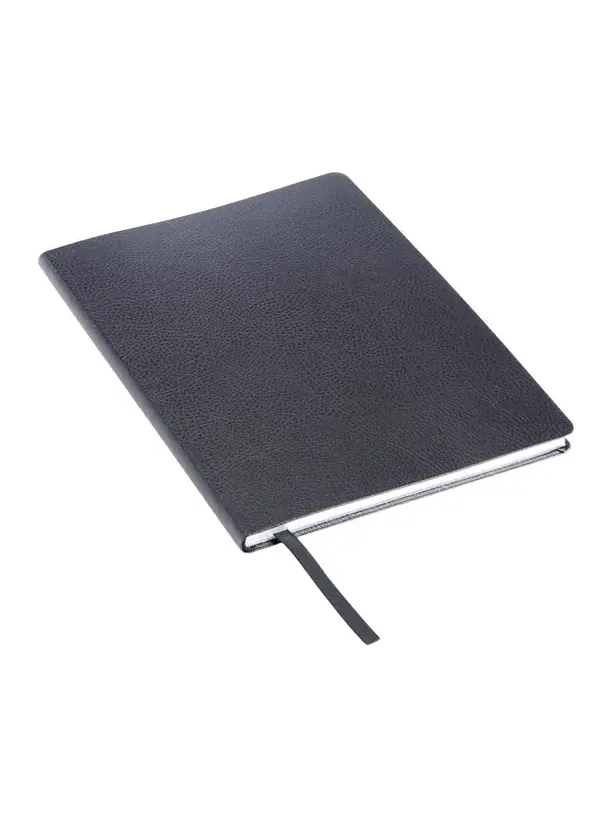 Royce New York Monogrammed Leather Bound Executive Notebook, Personalized