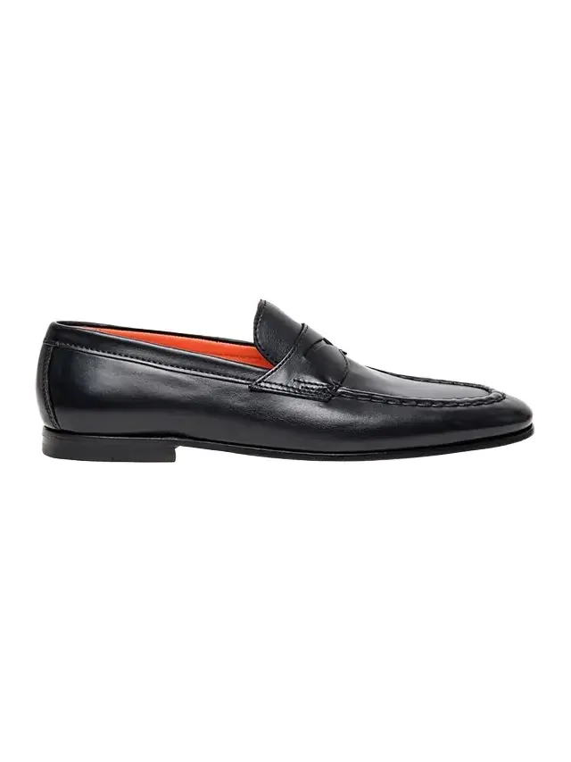 Men's Door Leather Penny Loafers Men's Door Leather Penny Loafers