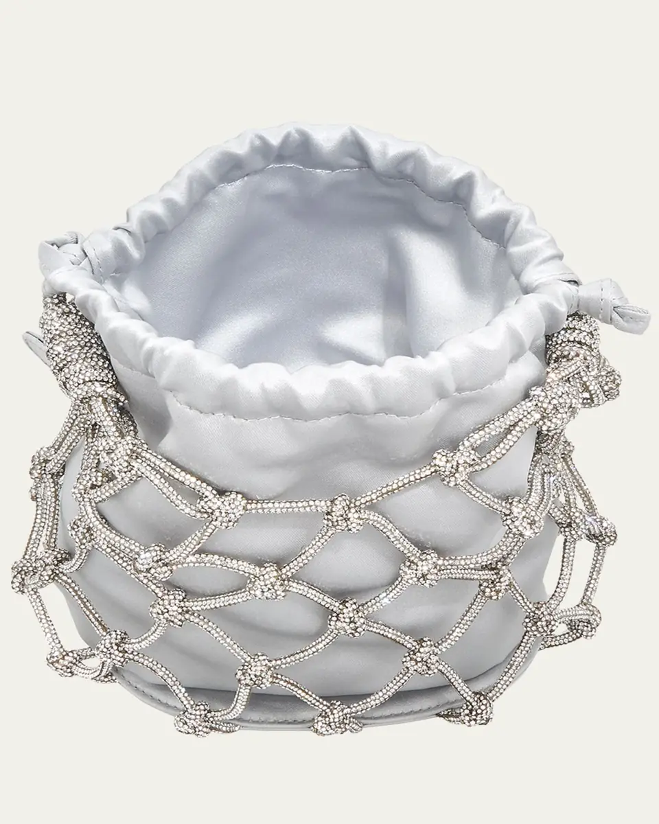 Judith Leiber Couture Sparkle Crystal Net Top-Handle Bag | Thumbnail 2