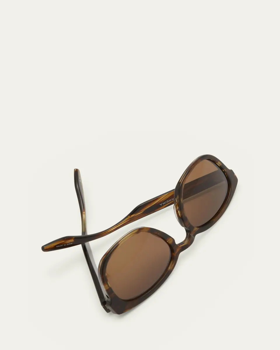 Barton Perreira Men's Nelson Keyhole-Bridge Round Sunglasses | Thumbnail 5 Barton Perreira Men's Nelson Keyhole-Bridge Round Sunglasses | Thumbnail 5