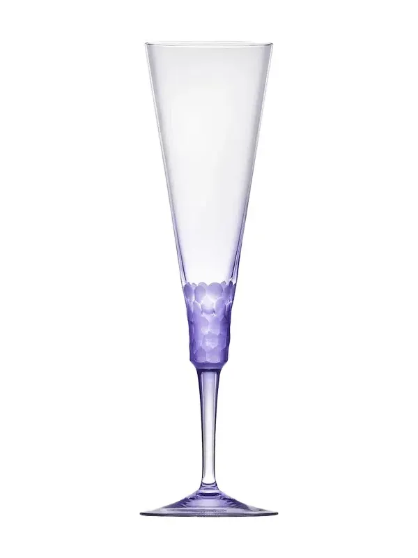 Moser Pebbles Champagne Flute