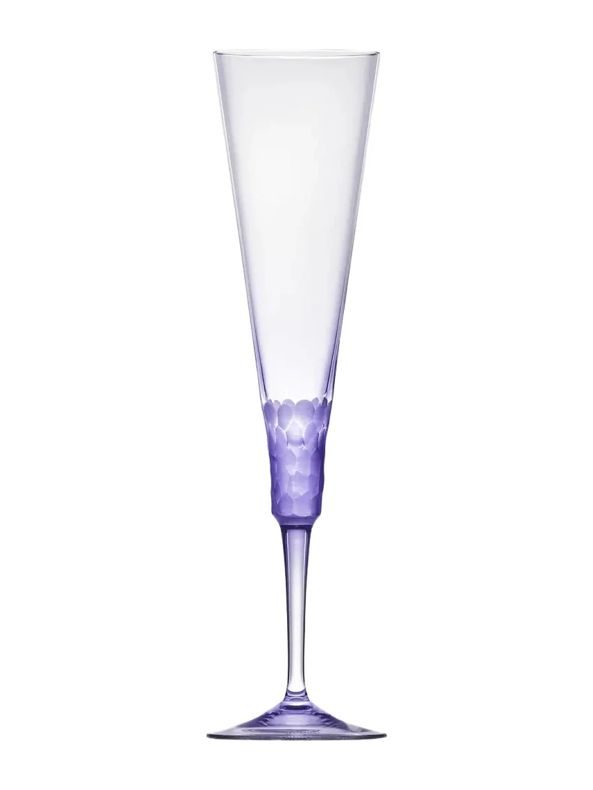 Moser Pebbles Champagne Flute