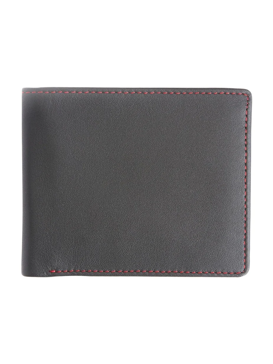 Personalized Leather RFID-Blocking Trifold Wallet Personalized Leather RFID-Blocking Trifold Wallet
