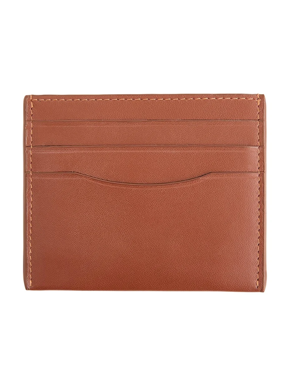 Royce New York Personalized Leather RFID Blocking Minimalist Card Case