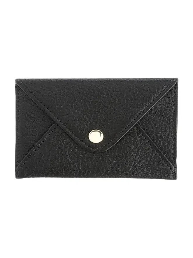 Monogrammed Leather Envelope Style Card Holder, Personalized Monogrammed Leather Envelope Style Card Holder, Personalized