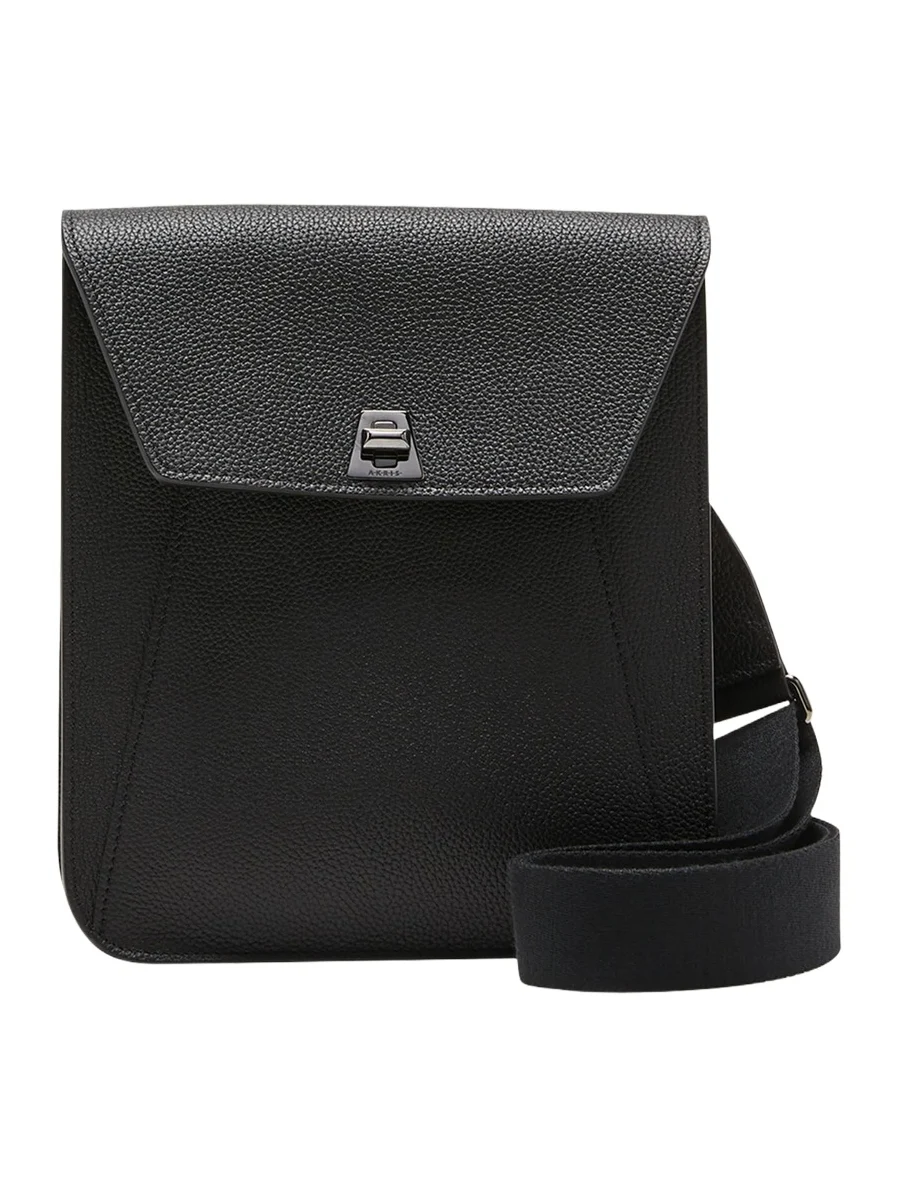 Akris Anouk Small Leather Messenger Bag