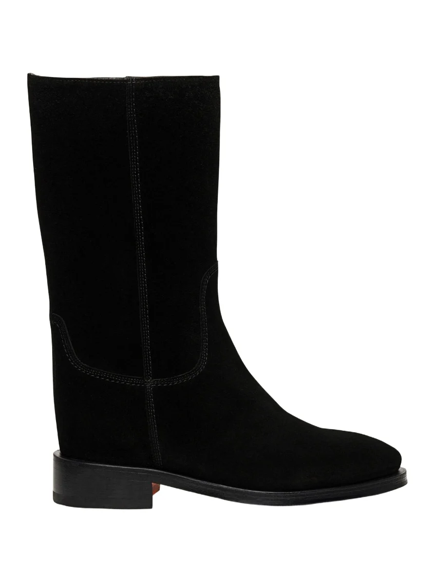 Fleeces Suede Tall Ranch Boots