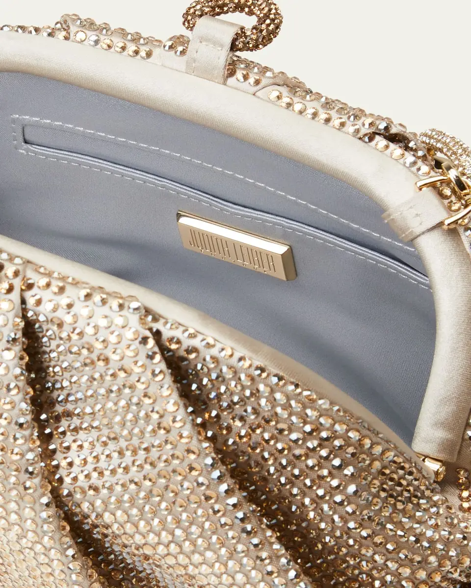 Judith Leiber Couture Gemma Pleated Crystal Clutch Bag | Thumbnail 4 Judith Leiber Couture Gemma Pleated Crystal Clutch Bag | Thumbnail 4