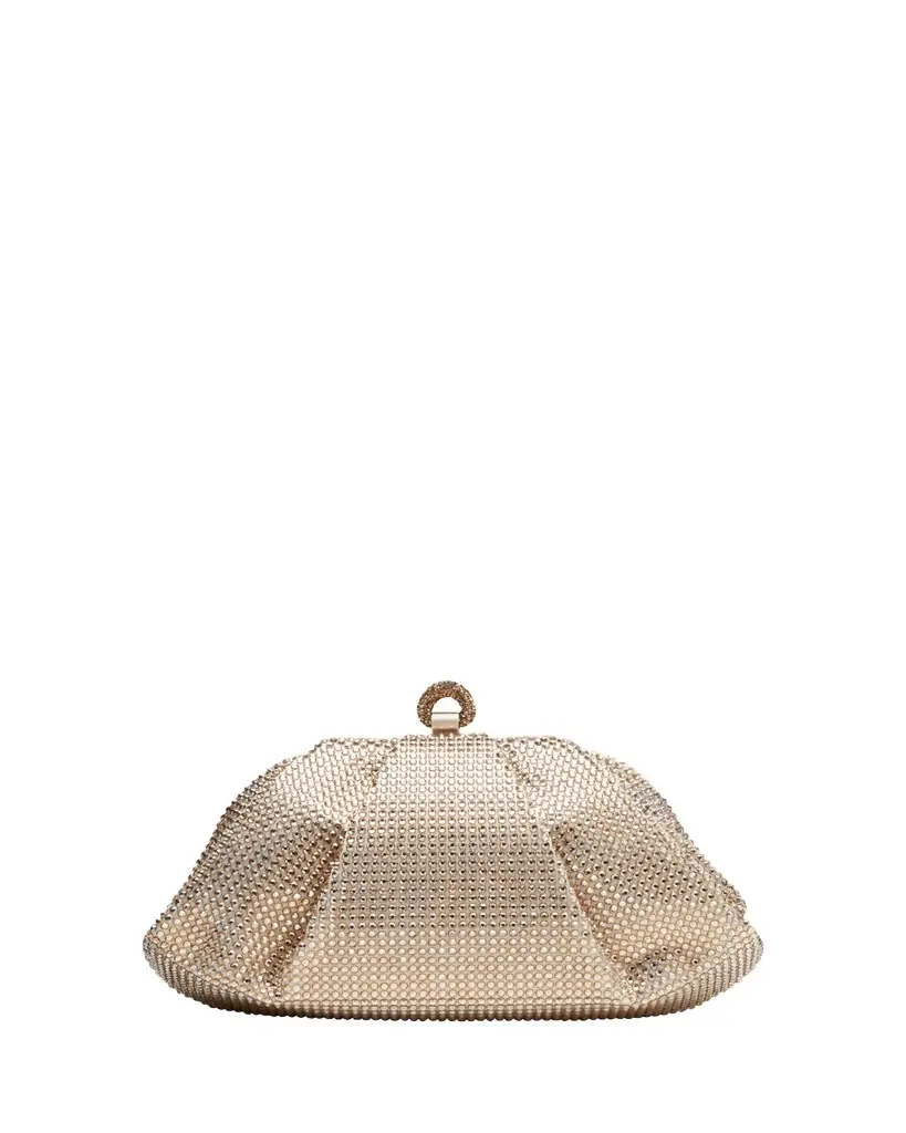 Judith Leiber Couture Gemma Pleated Crystal Clutch Bag | Image 1 Judith Leiber Couture Gemma Pleated Crystal Clutch Bag | Image 1
