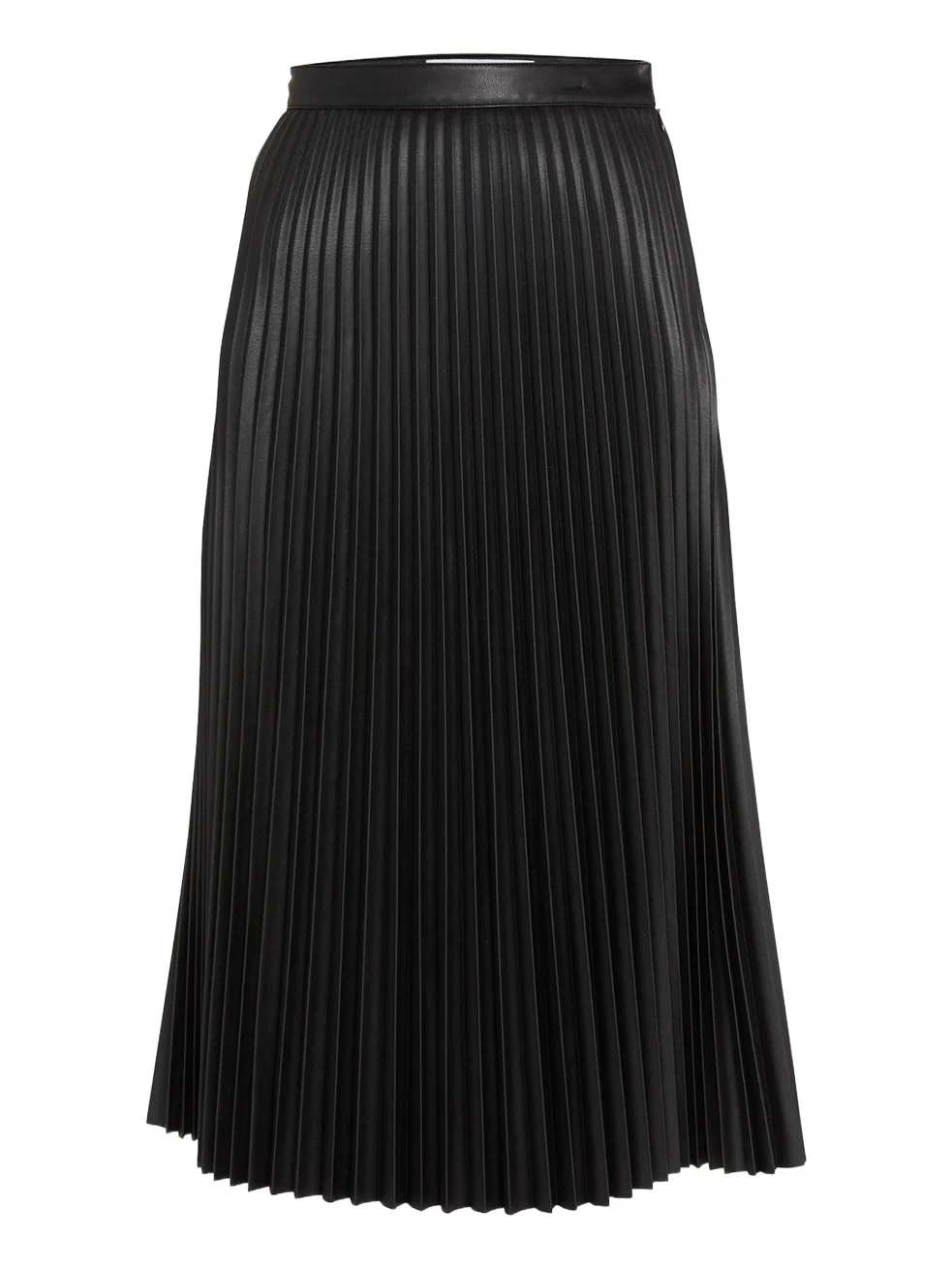 Proenza Schouler White Label Pleated Vegan Leather Midi Skirt