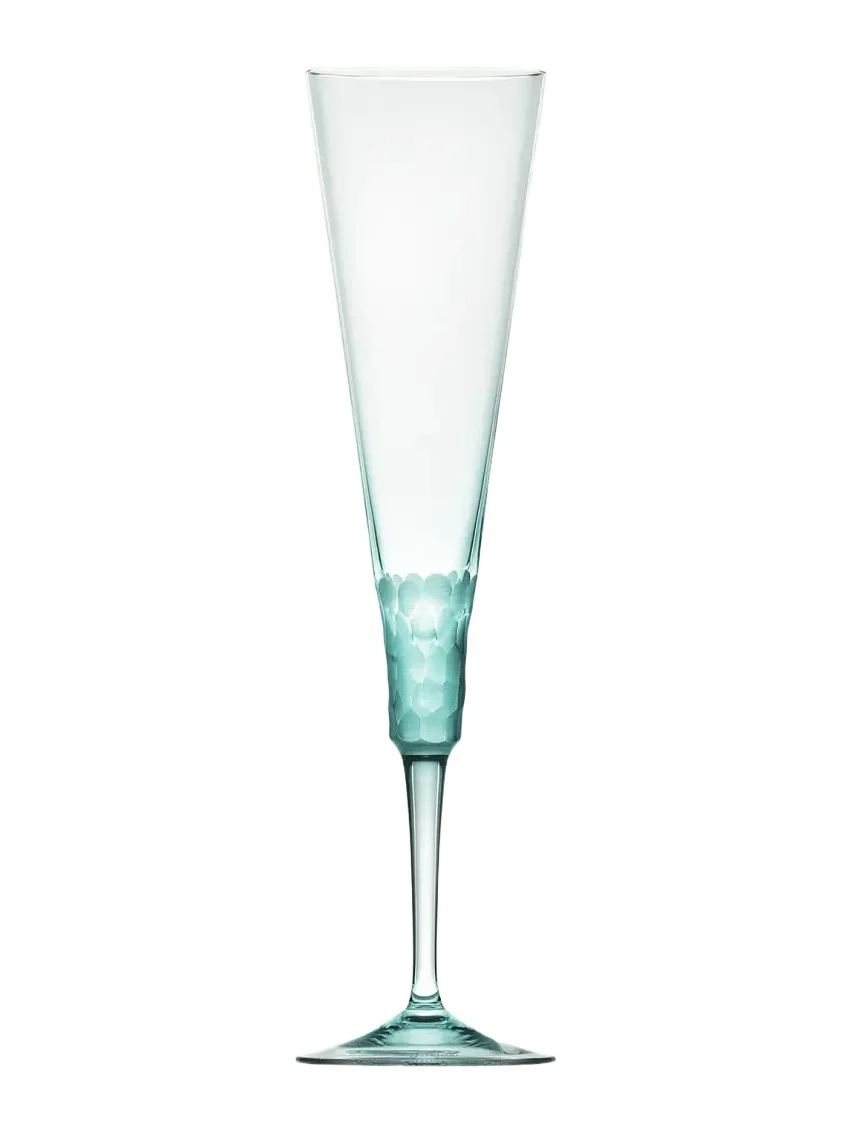 Moser Pebbles Champagne Flute
