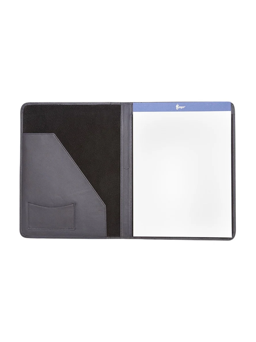 Royce New York Personalized Suede Lined Leather Writing Portfolio