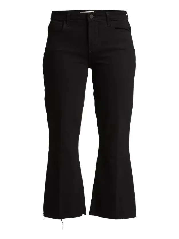 Kendra High-Rise Crop Flare Jeans