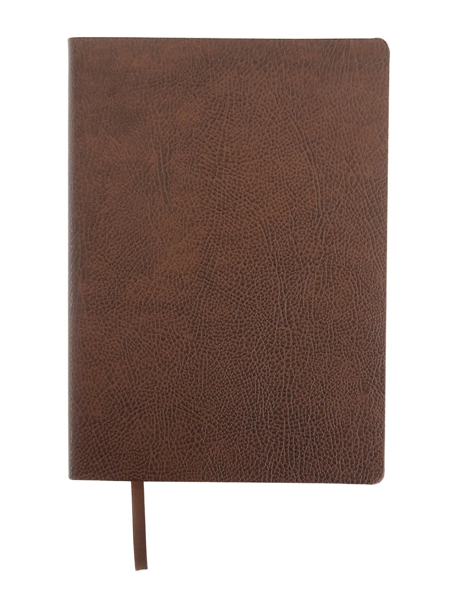 Royce New York Monogrammed Leather Bound Executive Notebook, Personalized