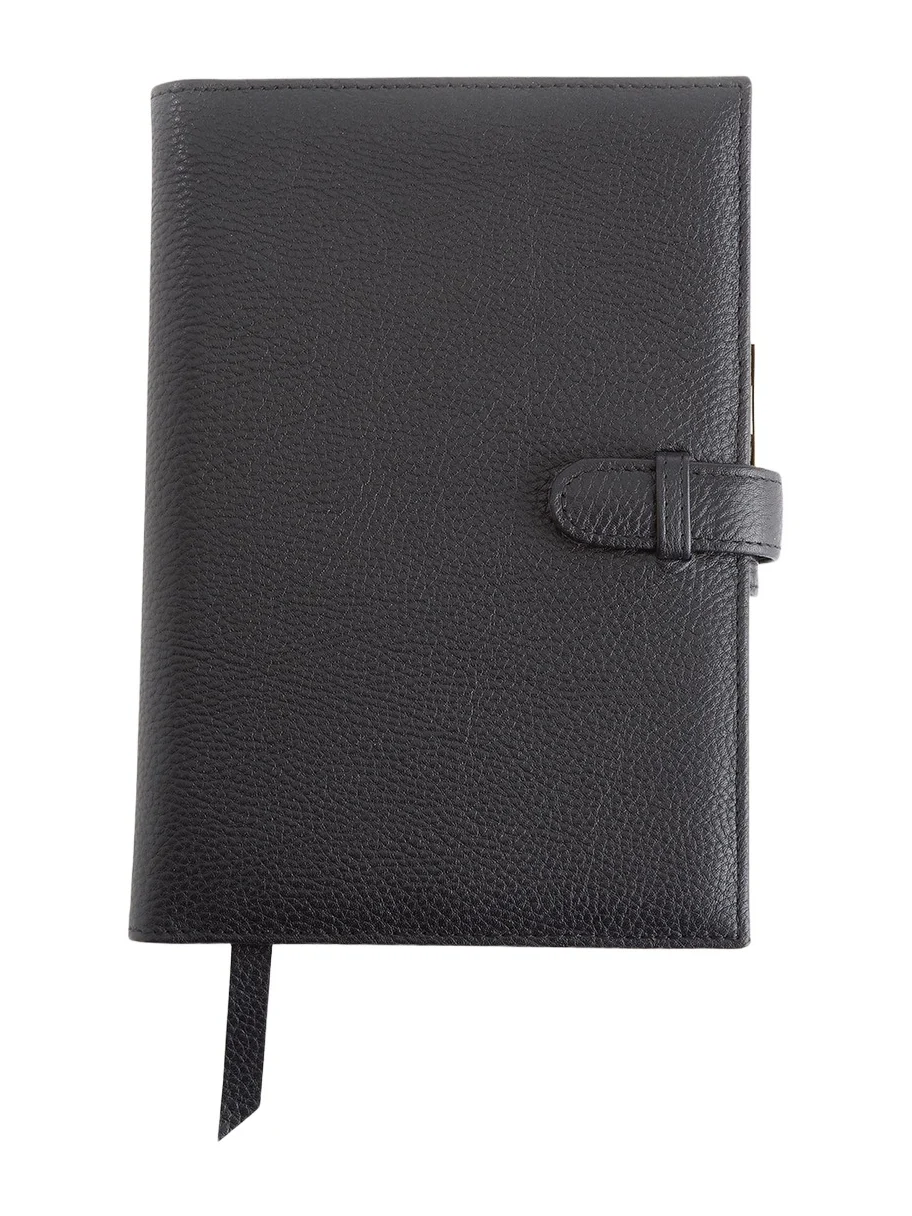 Royce New York Monogrammed Executive Weekly Leather Calendar Planner, Personalized