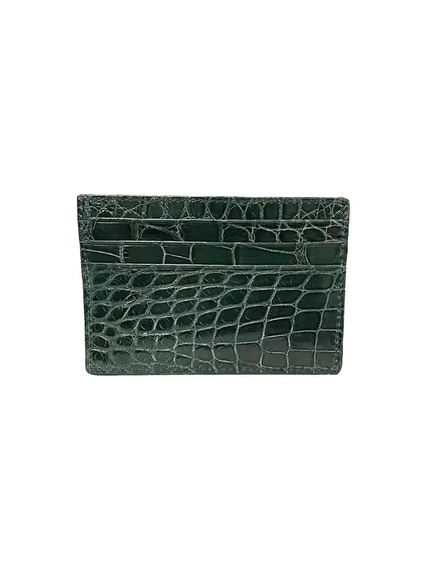 Abas Men's Alligator Card Case