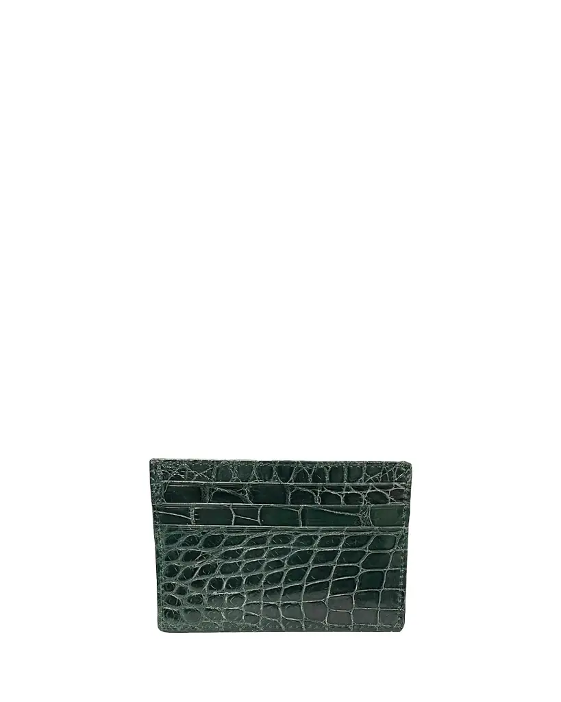 Abas Men's Alligator Card Case | Image 1 Abas Men's Alligator Card Case | Image 1