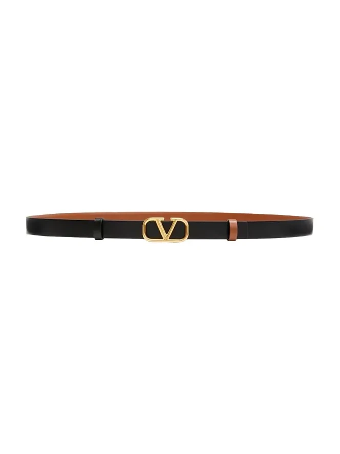 VLogo Leather Belt, 20mm