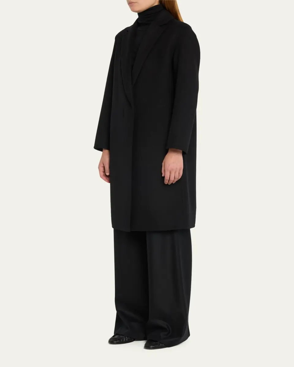 Vince Classic Straight Wool-Blend Coat | Thumbnail 4