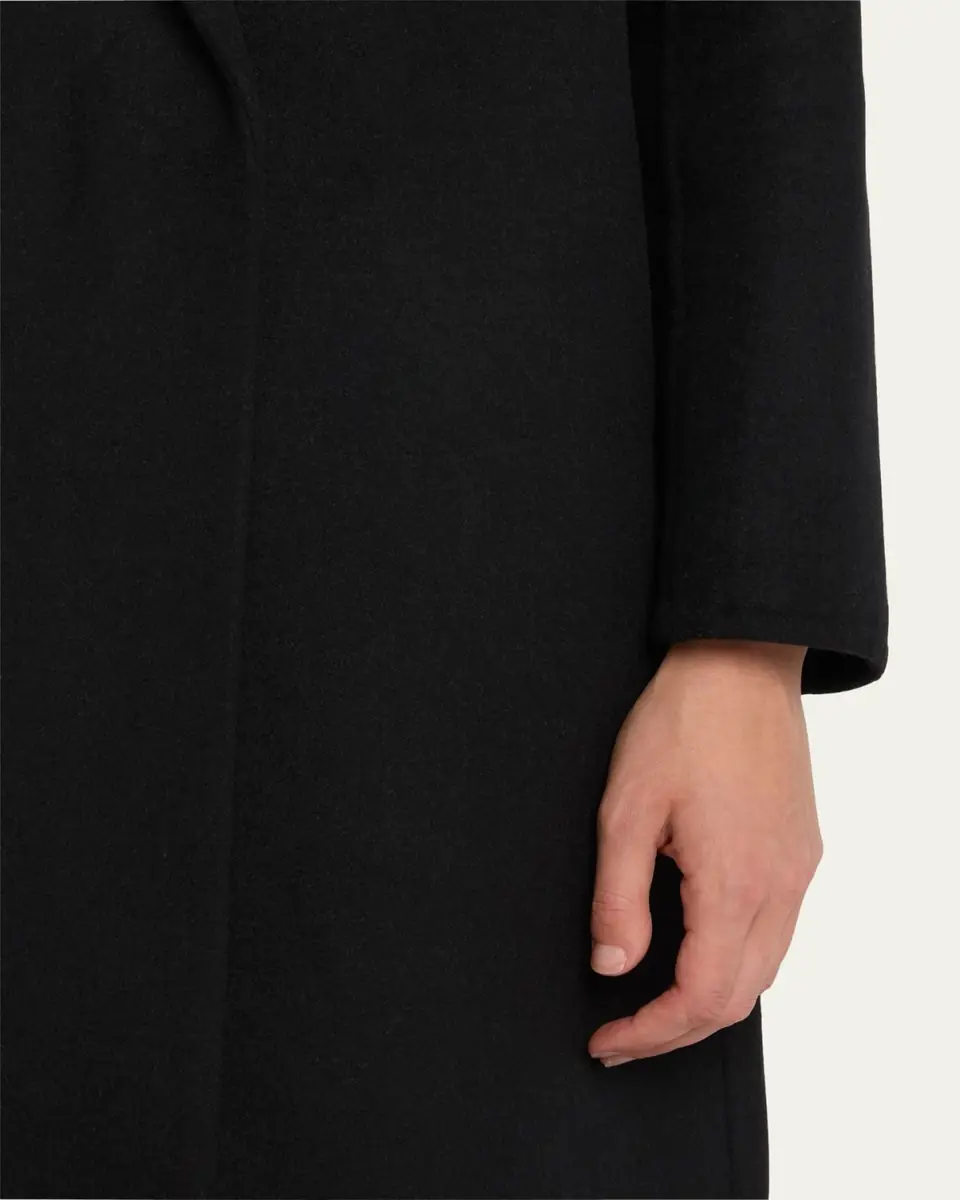 Vince Classic Straight Wool-Blend Coat | Thumbnail 5