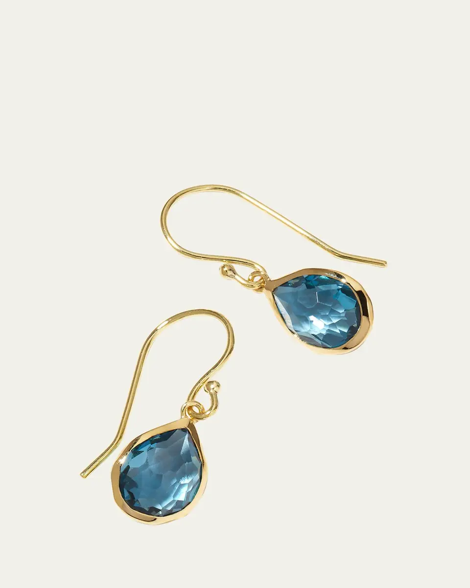 Ippolita Teeny Teardrop Earrings in 18K Gold | Thumbnail 3 Ippolita Teeny Teardrop Earrings in 18K Gold | Thumbnail 3