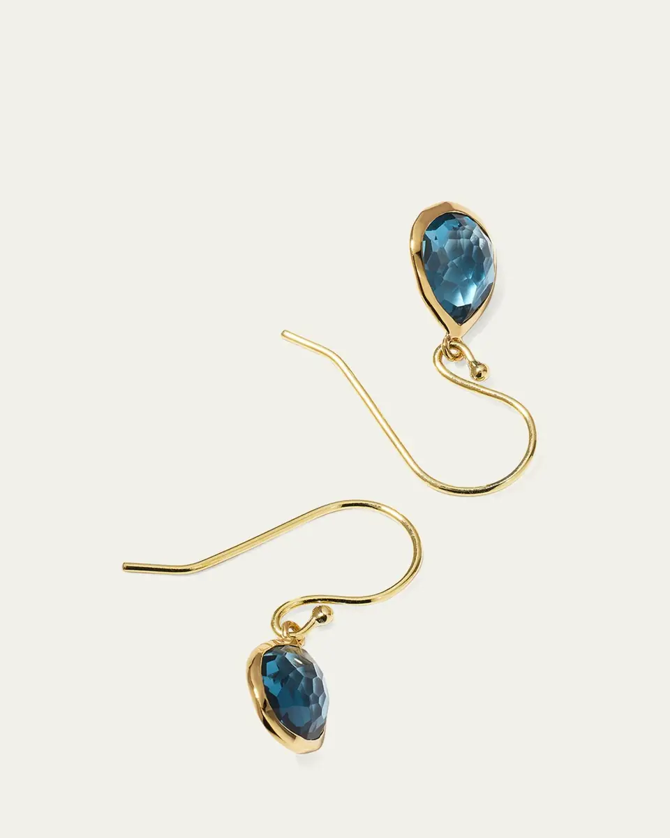 Ippolita Teeny Teardrop Earrings in 18K Gold | Thumbnail 4 Ippolita Teeny Teardrop Earrings in 18K Gold | Thumbnail 4