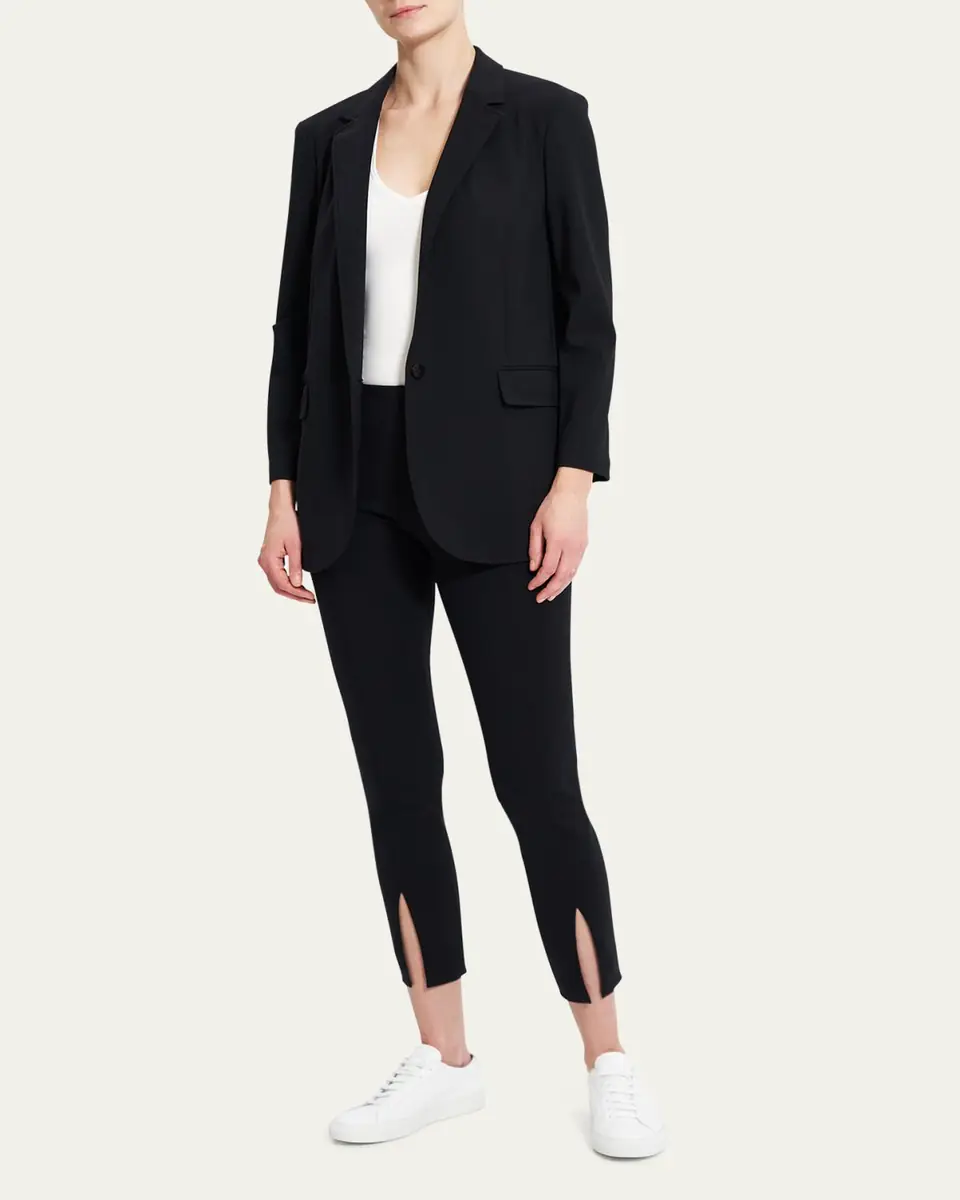 Theory Precision Ponte Boyfriend Blazer | Thumbnail 2