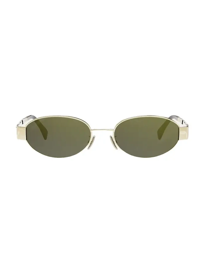 Triomphe Oval Metal Sunglasses Triomphe Oval Metal Sunglasses