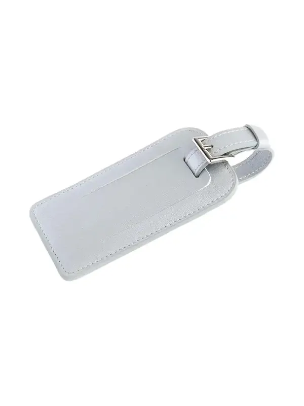 Royce New York Monogrammed Leather Luggage Tag, Personalized