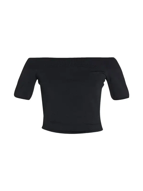 Knit Off-the-Shoulder Top Knit Off-the-Shoulder Top
