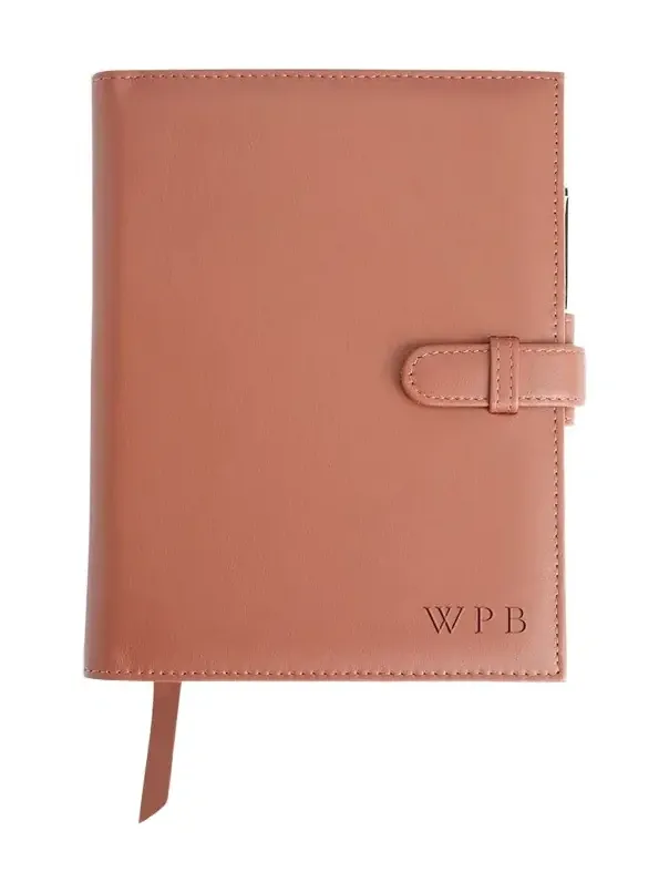 Royce New York Monogrammed Executive Weekly Leather Calendar Planner, Personalized | Thumbnail 1 Royce New York Monogrammed Executive Weekly Leather Calendar Planner, Personalized | Thumbnail 1