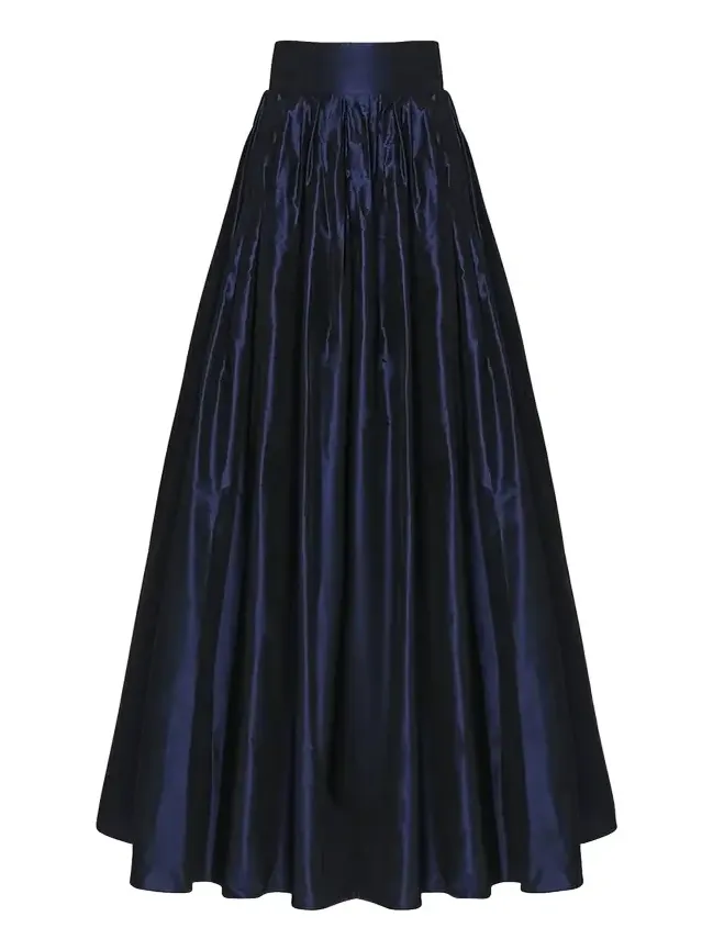 Pleated Silk Ball Skirt Pleated Silk Ball Skirt