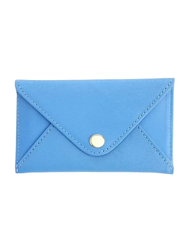 Monogrammed Leather Envelope Style Card Holder, Personalized Monogrammed Leather Envelope Style Card Holder, Personalized