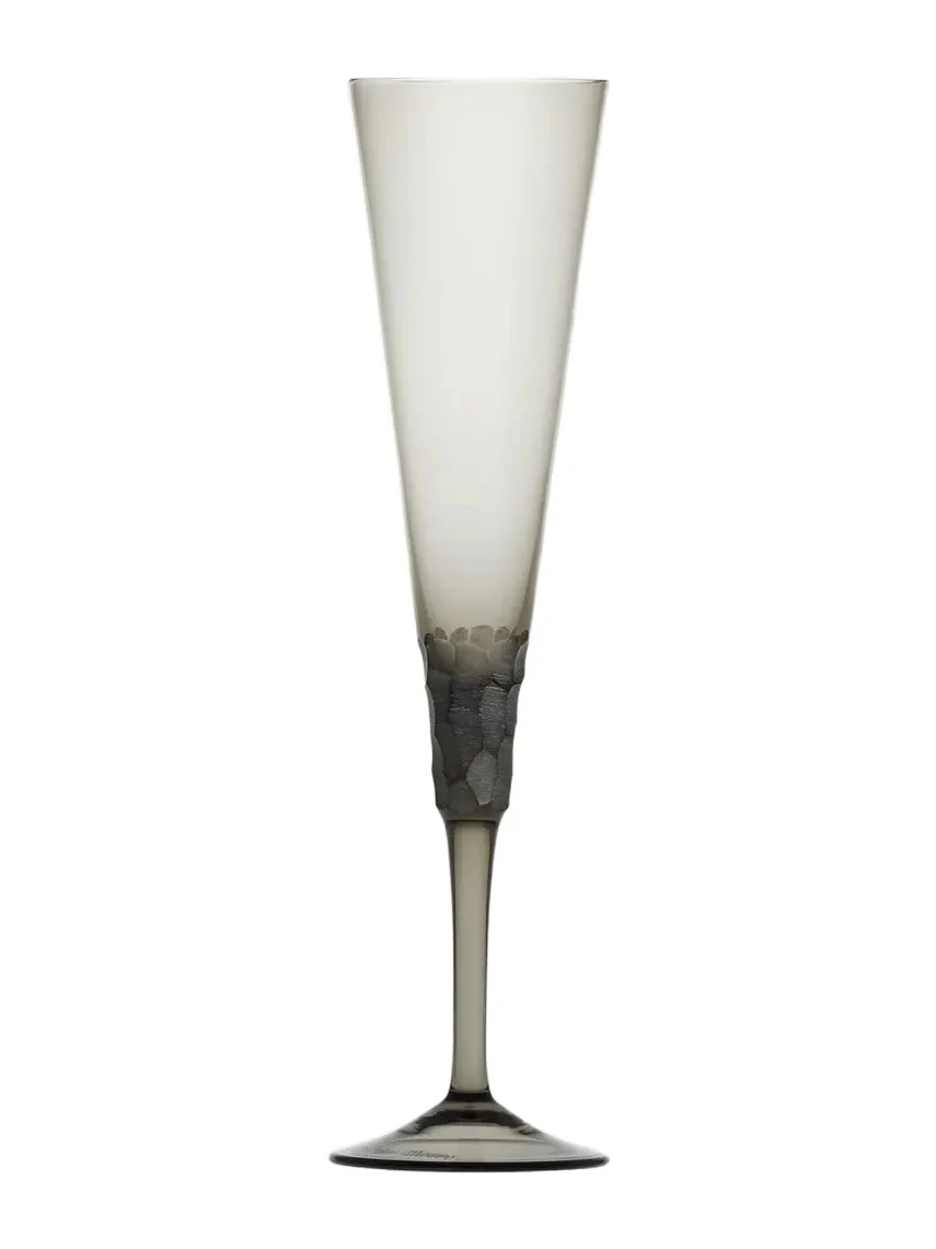 Moser Pebbles Champagne Flute